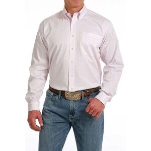 Cinch Button Down Shirt‎ Striped Western Rodeo Breathable Mens XXL Pink White